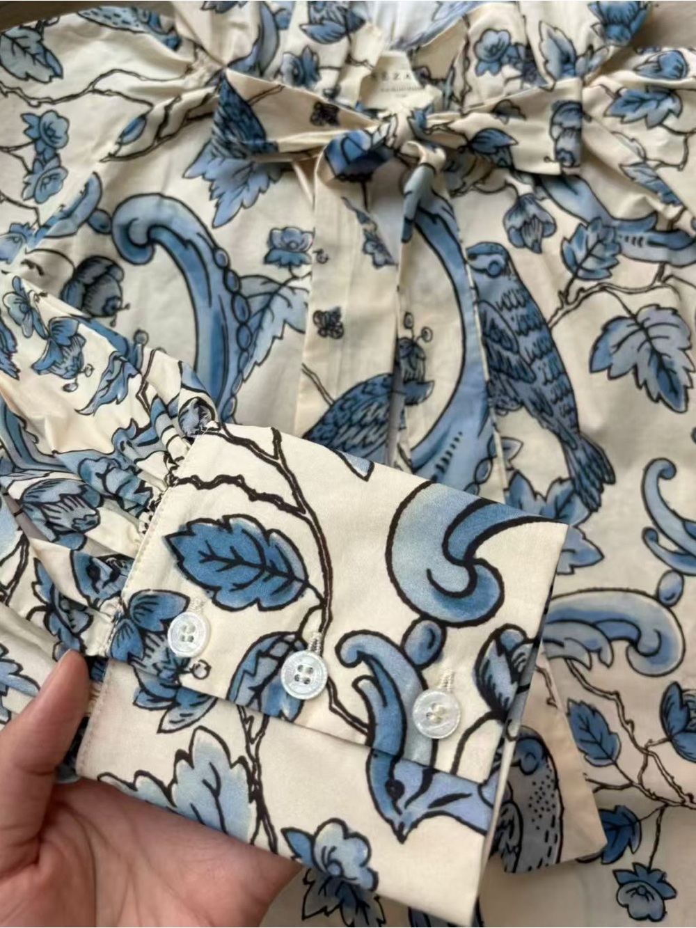 Sezane Antoinette Poisson HILLIS Blouse, S M L - Picture 5 of 8